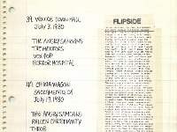 ANGRY SAMOANS Metal Mike Scrapbook 1980 – P.J. Galligan on Lead Guitar Page 15